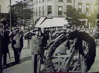 Londonderry: tribute to those killed in the war